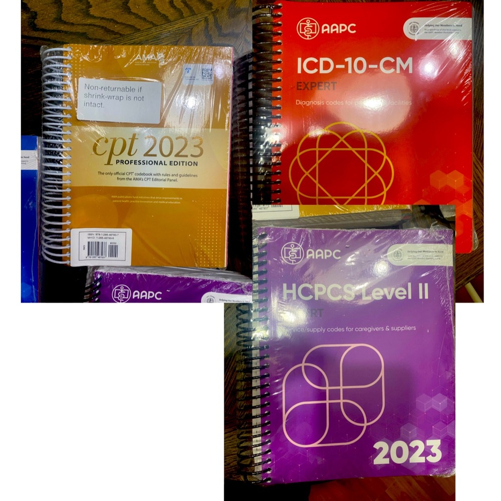 all 3 new 2023 coding books still in wrapper